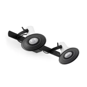 Image of Cup 2 Light Indoor Adjustable Wall Spotlight White, Black, GU10