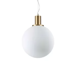 Image of Loko 1 Light Globe Ceiling Pendant White
