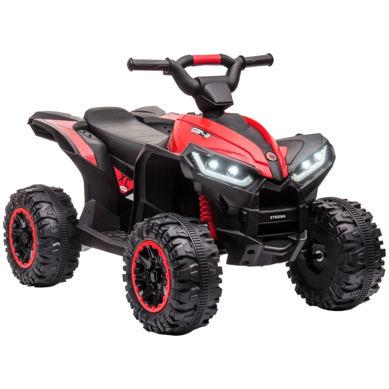 Image of HOMCOM 12V Electric Quad Bikes for Kids Ride On Car ATV Toy for 3-5 Years Red - Red TJ Hughes 5056725547028