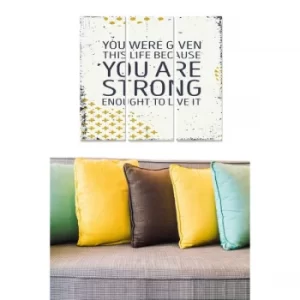 Image of MDF312893732 Multicolor Decorative MDF Painting (3 Pieces)