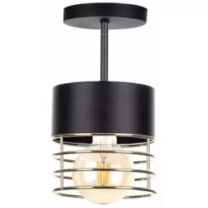 Image of Netlighting Royal Cylindrical Ceiling Light Gold, 12cm, 1x E27