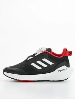 Image of adidas Kids EQ21 Run 2.0 - Black/White, Size 10