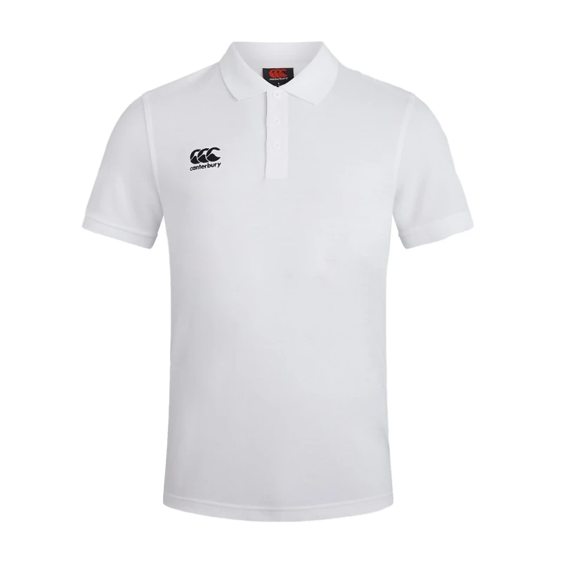 Image of Canterbury Canterbury Men Waimak Polo Shirt in White Size: Small White S Male 5059699079205