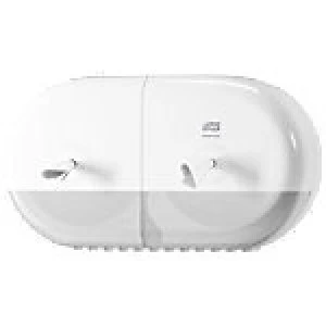 Image of Tork Toilet Roll Dispenser T9 SmartOne Mini Twin Plastic White