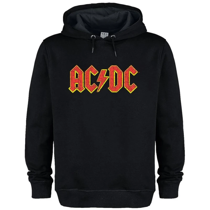 Image of Amplified North America Tour 80 AC DC Hoodie in Black Size: XS Black Unisex XS