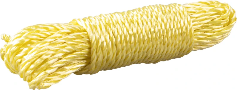 Image of 20m Heavy Duty Clothes Washing Line Rope Laundry Dryer - Yellow ELV-027763 Clothes Line