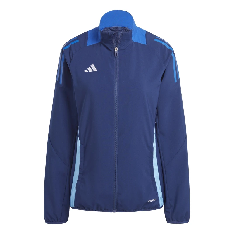 Image of adidas Womens Tiro24 Tracksuit Top Tracksuit Tops 6 (XXS) Blue 34127318270