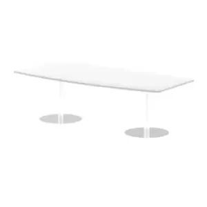 Image of Italia Poseur Table High Gloss 2400 Top 725 High White