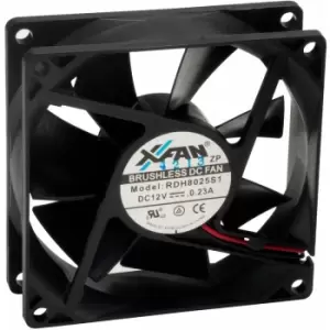 Image of RDH8025S1 80 x 80 x 25mm Axial Fan 12V Sleeve Bearing - X-fan