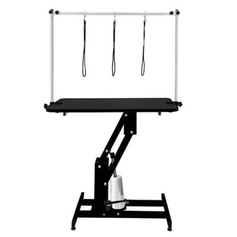 Image of Monster Shop Black Hydraulic Grooming Table - Black Table Top, Black 212308