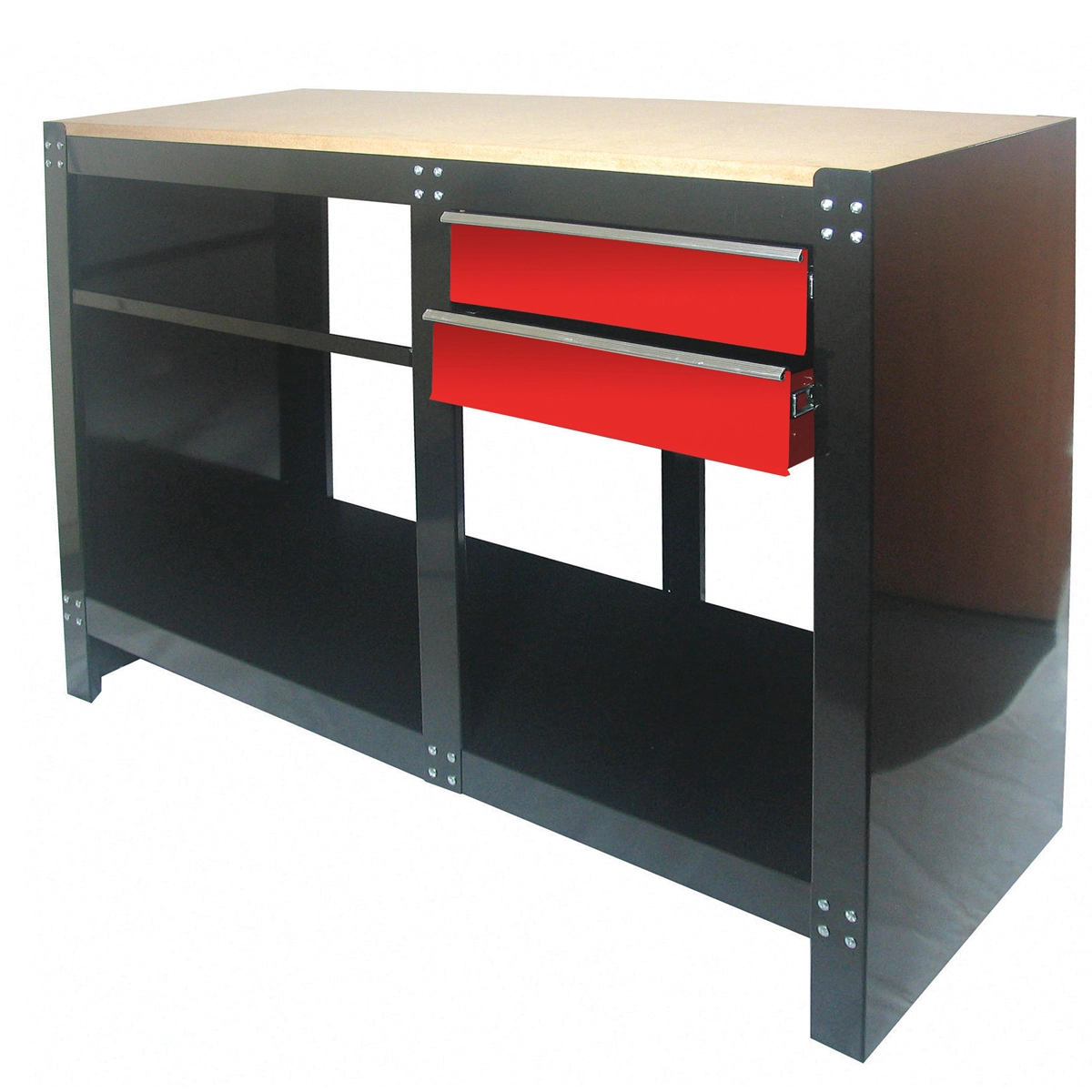 Image of Hilka Heavy Duty 2 Drawer Work Bench