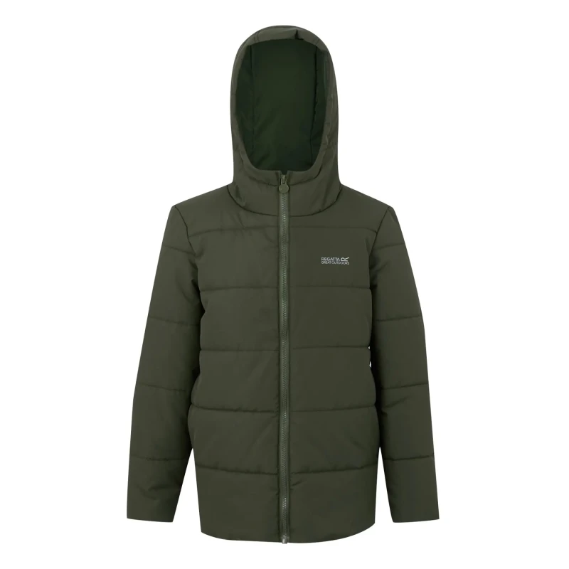 Image of Child Puffer jacket Regatta Halkner Vert Unisex 7/8 ans