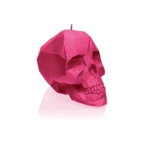 Image of Dark Pink Large Low Poly Skull