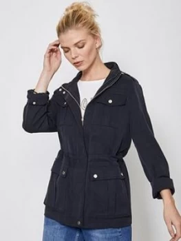 Image of Mint Velvet Embroidered Star Back Jacket - Ink