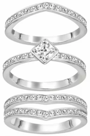 Image of Ladies Swarovski Jewellery ALPHA RING SIZE L 5221378