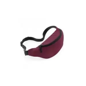 Image of Adjustable Belt Bag (2.5 Litres) (Pack of 2) (One Size) (Burgundy) - Bagbase