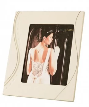 Image of Belleek Living Silver Ripple Frame 8x10 Silver