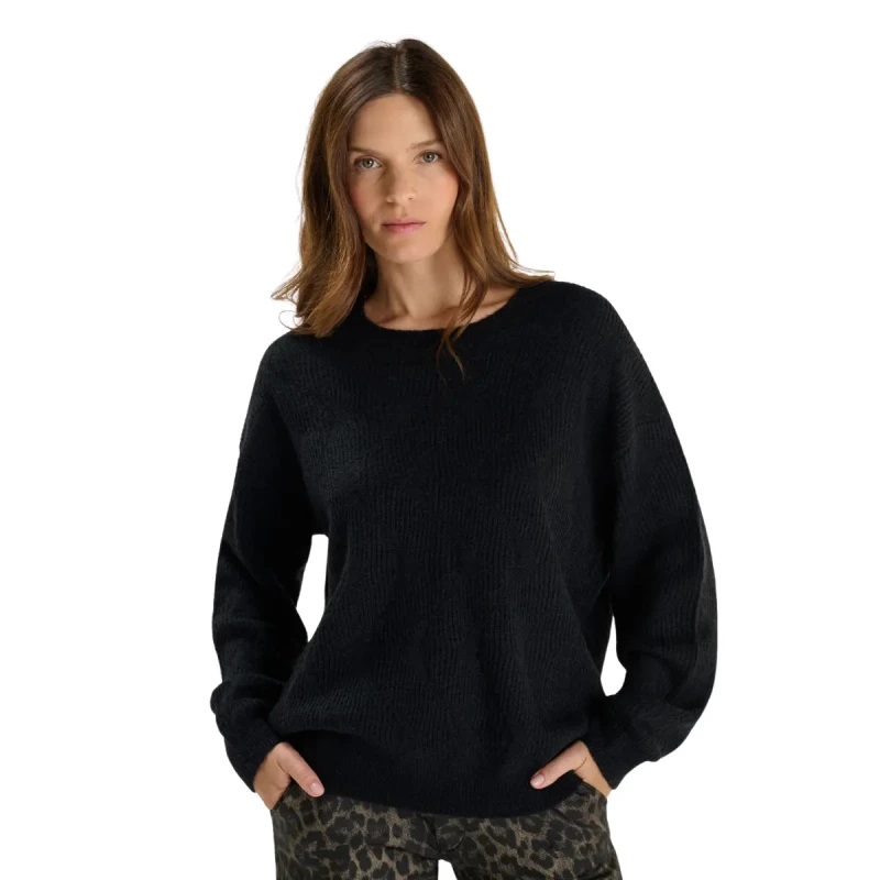Image of Le Temps des cerises Womens long sleeve sweater Le Temps des cerises Zelena Marron Female L