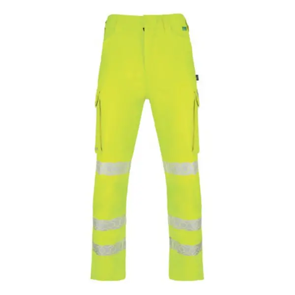 Image of Beeswift Envirowear Beeswift Envirowear High Visibility Trousers Saturn Yellow 36S EWCTRSY36S