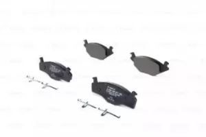 Image of Bosch 0986468871 BP736 Brake Pad Set Disc Brake Front Axle