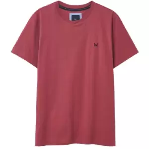 Image of Crew Clothing Mens Classic Tee Red Earth XXL