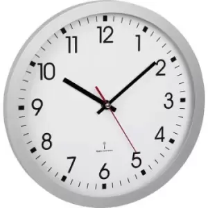 Image of TFA Dostmann 60.3522.02 Radio Wall clock 30cm x 4.3cm Silver