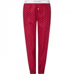 Image of Calvin Klein Jersey Jogging Bottoms - Star Berry 8Z2