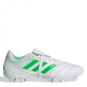 Image of adidas Copa 19.2 FG Football Boots - White/SolarLime