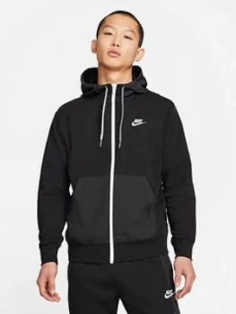 Image of Nike Graphic Back Ft Zip Hoody