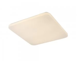 Image of Flush Ceiling Light Square 50cm, 60W LED, 3000K, 3800lm, White