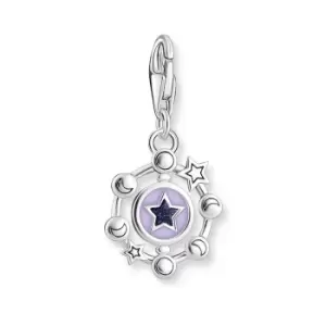 Image of THOMAS SABO Silver Moon Phase Charm