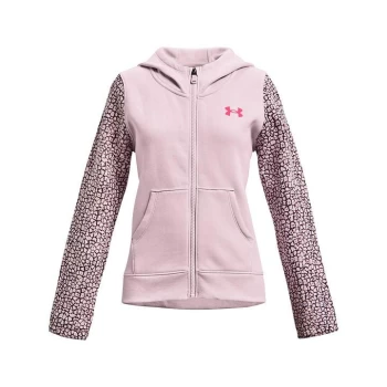 Image of Under Armour Rival Fleece Full Zip - Cool Pink