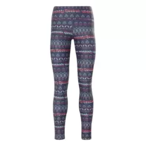 Image of Reebok Lux Bold Tights Womens - Blue