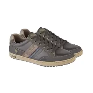 Image of Route 21 Mens PU Casual Shoes (9 UK) (Grey)