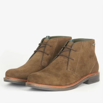 Image of Barbour Mens Readhead Suede Desert Boots - Olive - UK 8
