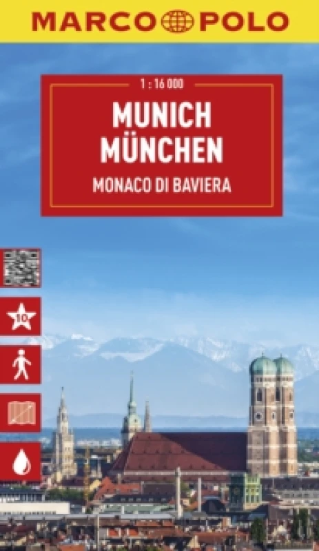 Image of Munich Marco Polo City Map Sheet map, folded