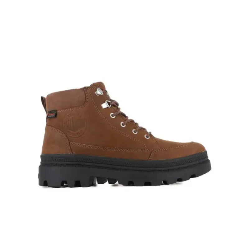 Image of Palladium Trainers Palladium Pallatrooper Cuff 2 WP+ Marron Male 45