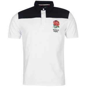 Image of RFU England Short Sleeve Rugby Jersey Mens - White