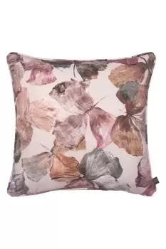 Image of Hanalei Tropical Leaf Printed Pipe Trimmed Cushion