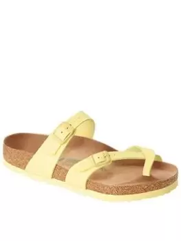 Image of Birkenstock Mayari Flat Sandals, Yellow, Size 5, Women