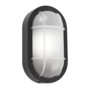 Image of Leds C4 Lighting - Leds-C4 Turtled - Outdoor LED Bulkhead Wall Light Grey White 701lm 3000K IP65