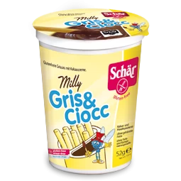 Image of Schar Milly Gris & Breadsticks With Cream In Choco Cocoa Gluten Free 52g