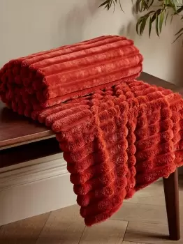 Image of 'Cosy Ribbed' Blanket Throw