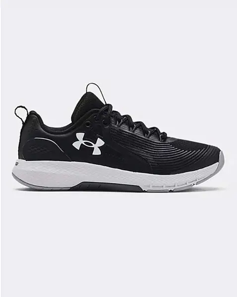 Image of Under Armour Charged Commit Trainers Black/White Male 7 MK58306