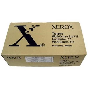 Image of Xerox 106R00586 Black Laser Toner Ink Cartridge