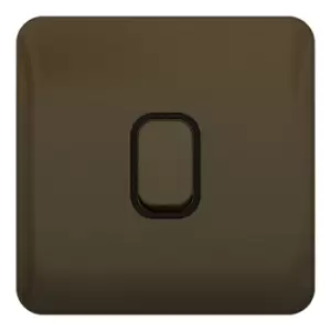 Image of Schneider LSD Mains Dimmer Switch 1G 1W 250W Mocha Bronze - GGBL6011CMBS