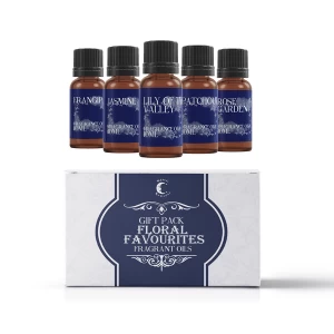 Image of Mystic Moments Floral Favourites Fragrant Oils Gift Starter Pack