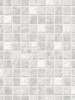 Image of Contour Earthen Mid Grey Tile Wallpaper