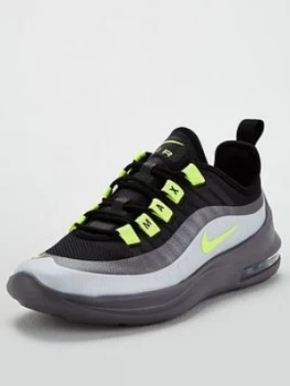 Image of Nike Air Max Axis Junior Trainer, Black/Volt, Size 5