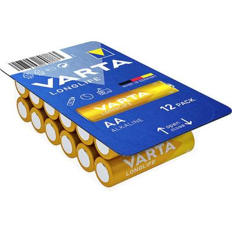 Image of Varta Varta LONGLIFE AA Big Box 12 AA battery Alkali-manganese 2800 mAh 1.5 V 12 pc(s) 4106301112